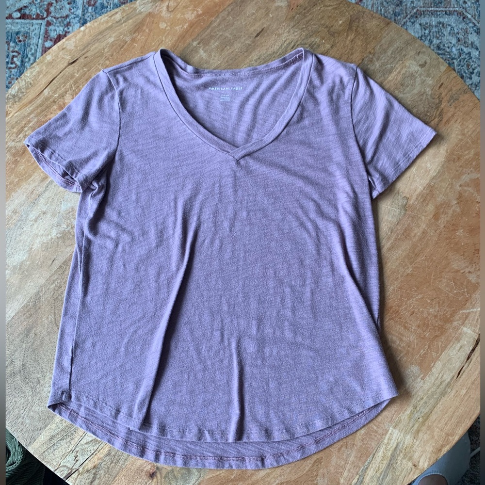 American Eagle Pastel Purple Tee